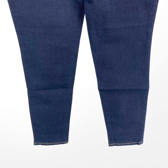 CAT AND JACK Dark Wash Adjustable Waist Pull On Skinny Jeans - Picture 7 of 10